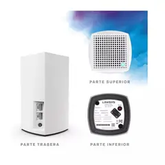 LINKSYS - Set 2 Nodos Sistema Velop Wi-Fi Mesh 1.3Gbps (AC2600)