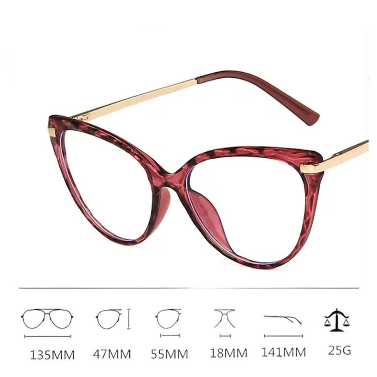 GENERICO - Lentes descanso sin aumento para mujer