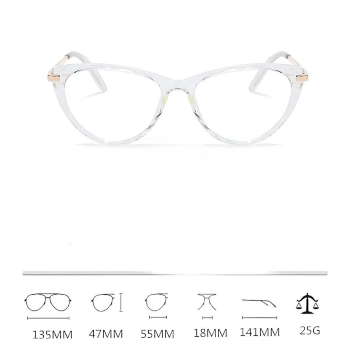 GENERICO - Lentes descanso sin aumento para mujer