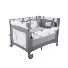 INFANTI - Cuna Corral Colecho Bebé Always Together Color Gris