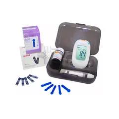 GENERICO - Medidor De Glicemia Glucómetro 50 Cinta 50 Lanceta pack