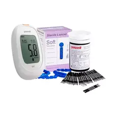 GENERICO - Medidor De Glicemia Yuwell 200 Tiras 200 Lancetas