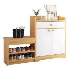 CRUSEC - Zapatero 6 Niveles Para Living Dormitorio 110x24x80 Blanco