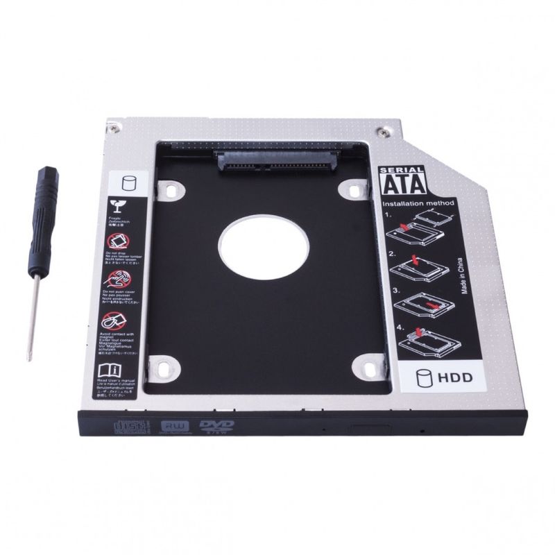 GENERICO - Adaptador para Notebook Caddy Para Disco Duro