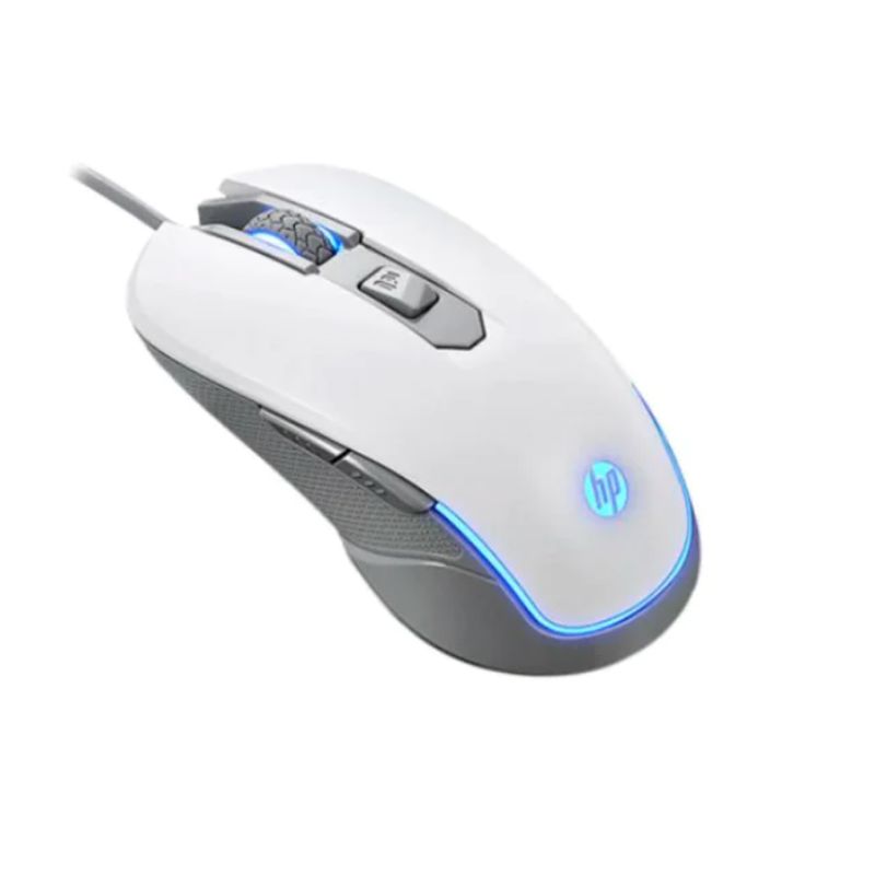 HP - Mouse Con cable Gaming HP M200 6 botones sensor óptico blanco