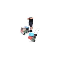 GENERICO - Carro Yegua Arrastre Plegable 50 kg Negro