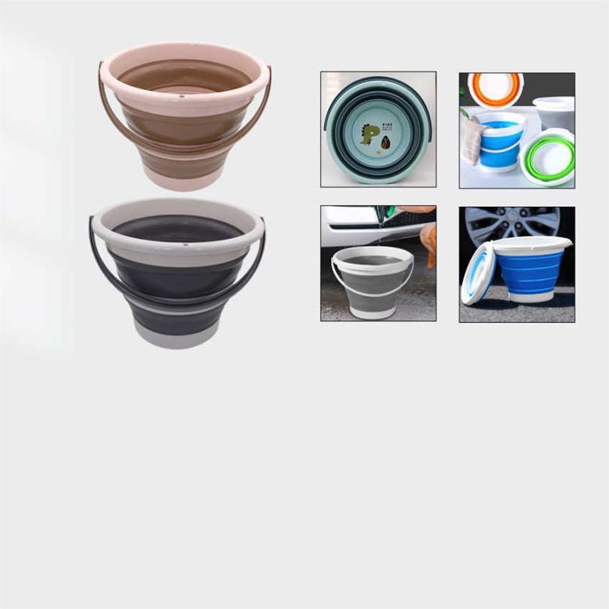 GENERICO - Balde Pegable Portatil Cubeta