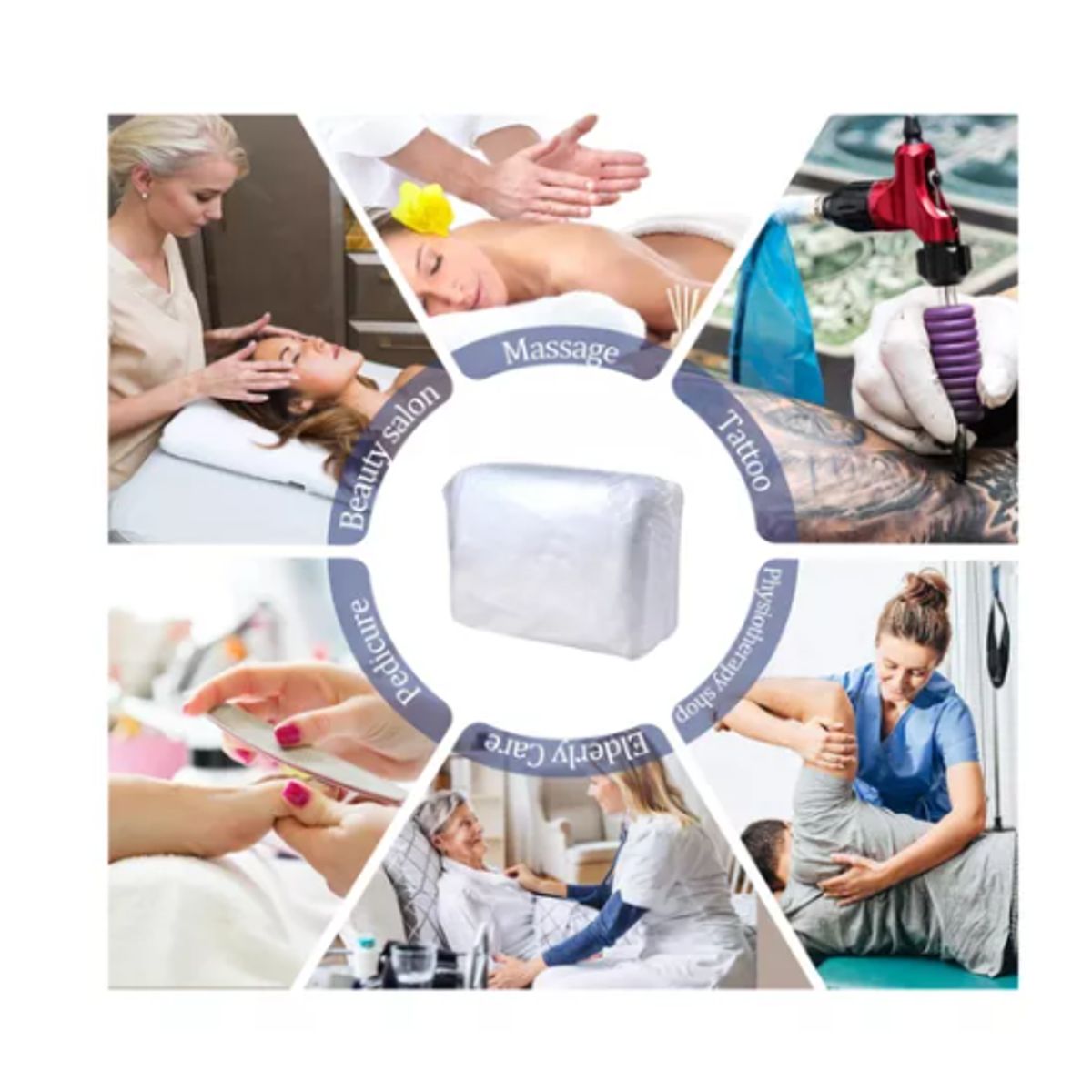 GENERICO - Set De 10 Fundas Para Camillas Desechables