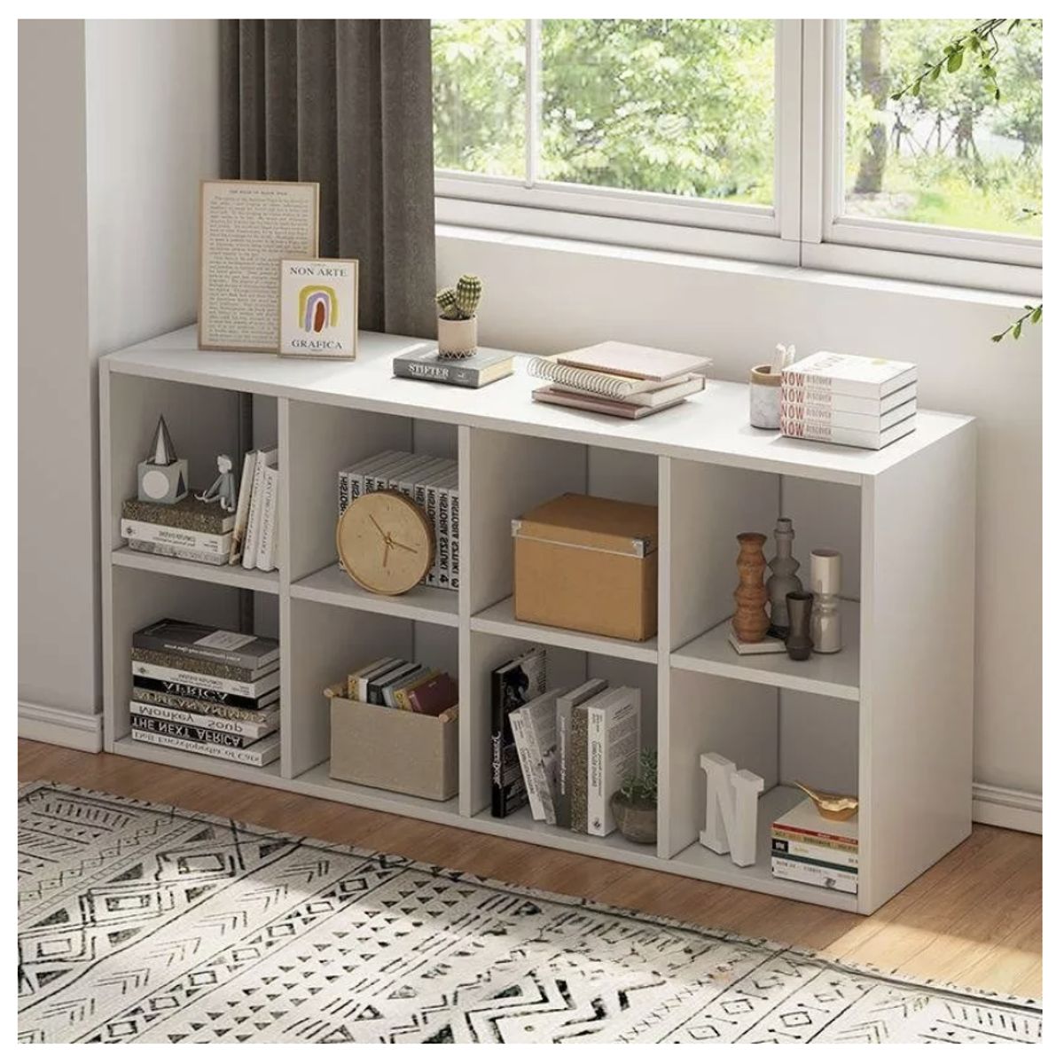 HOMER DESIGN - Organizador Multiuso Living Escritorio Libros 110x30x60cm