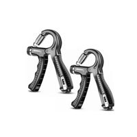 Hand Grip Pro Regulable Ejercitador Antebrazo 10-60kg NEGRO