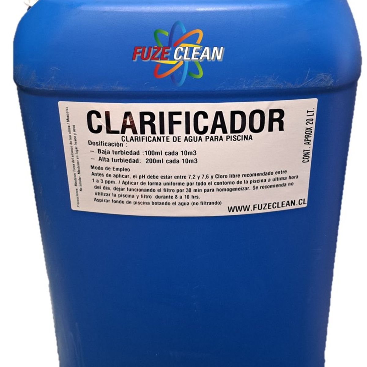 FUZE CLEAN - Clarificador de agua piscina 20kg FUZECLEAN