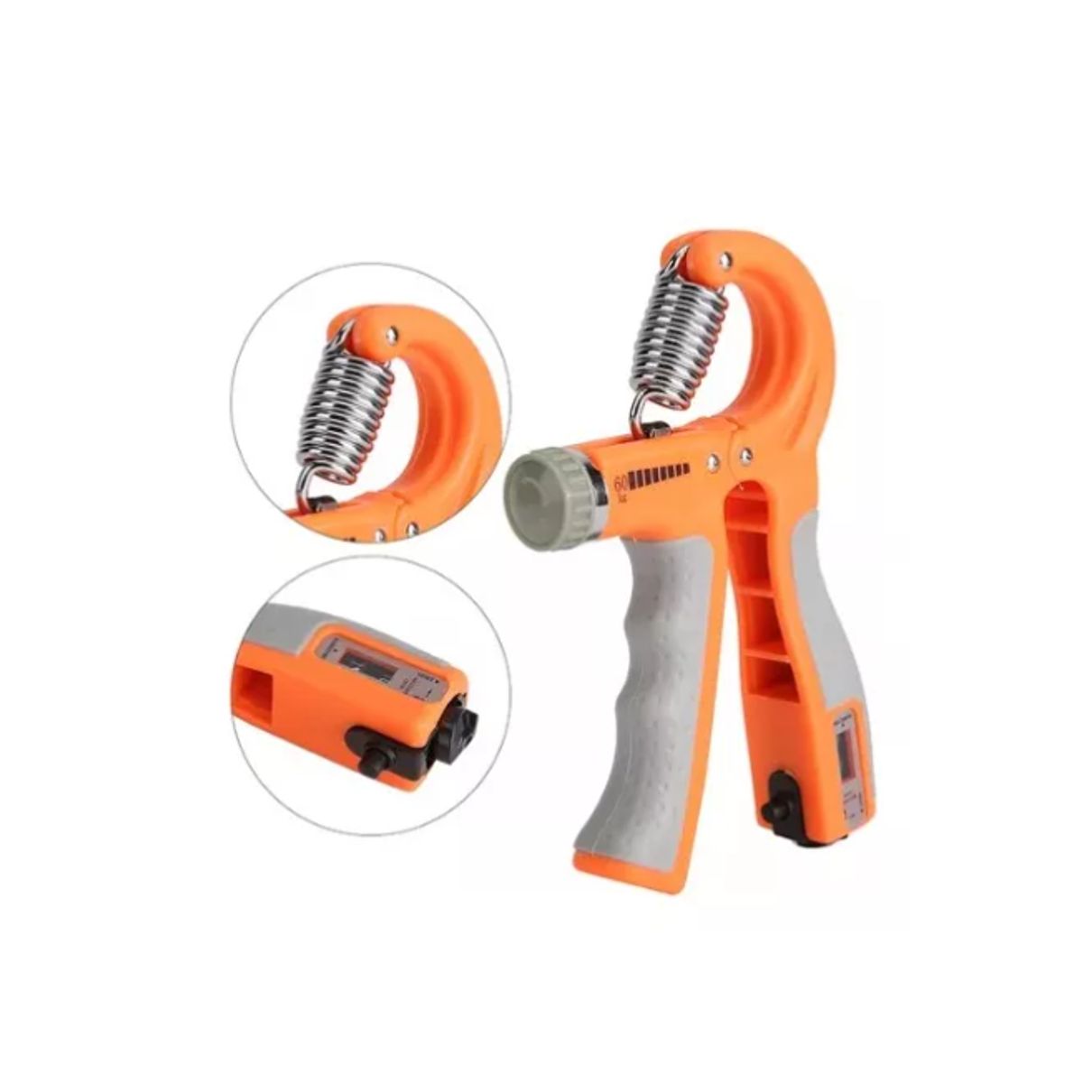 GENERICO - Hand Grip Pro Regulable Ejercitador Antebrazo 10-60kg NARANJA