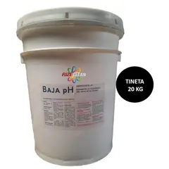 FUZE CLEAN - Baja ph para piscina 20 Kg. FUZECLEAN