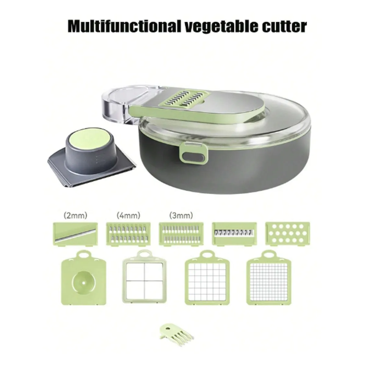 GENERICO - Pelador y Cortador De Verduras Multifuncional 9 en 1