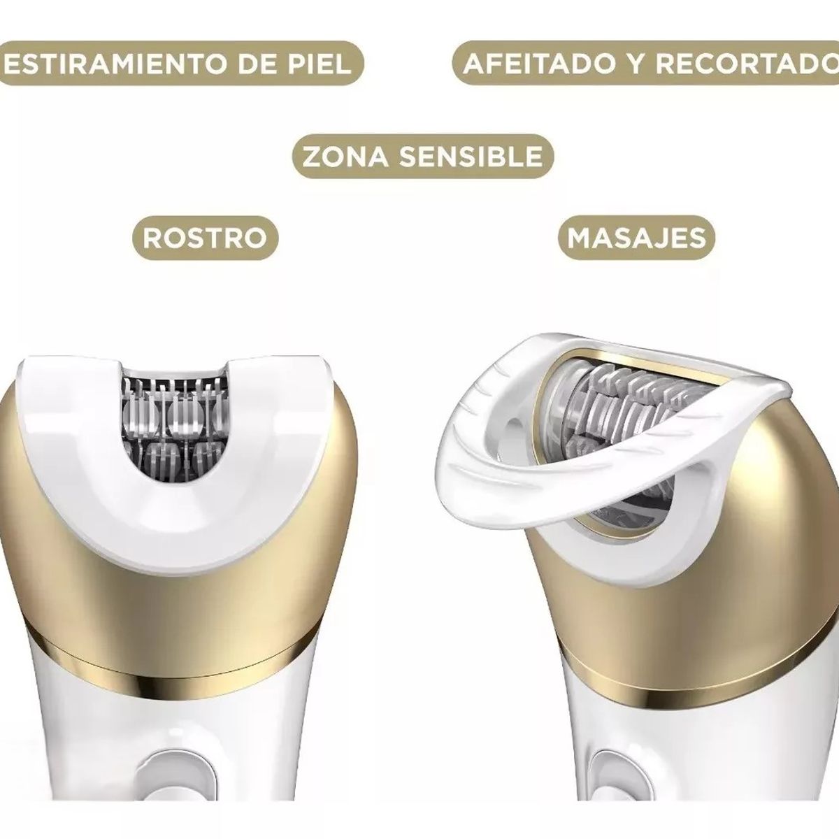 GAMA - Depiladora De Pinzas Gama Oasis Gold Uso En Seco Y Húmedo