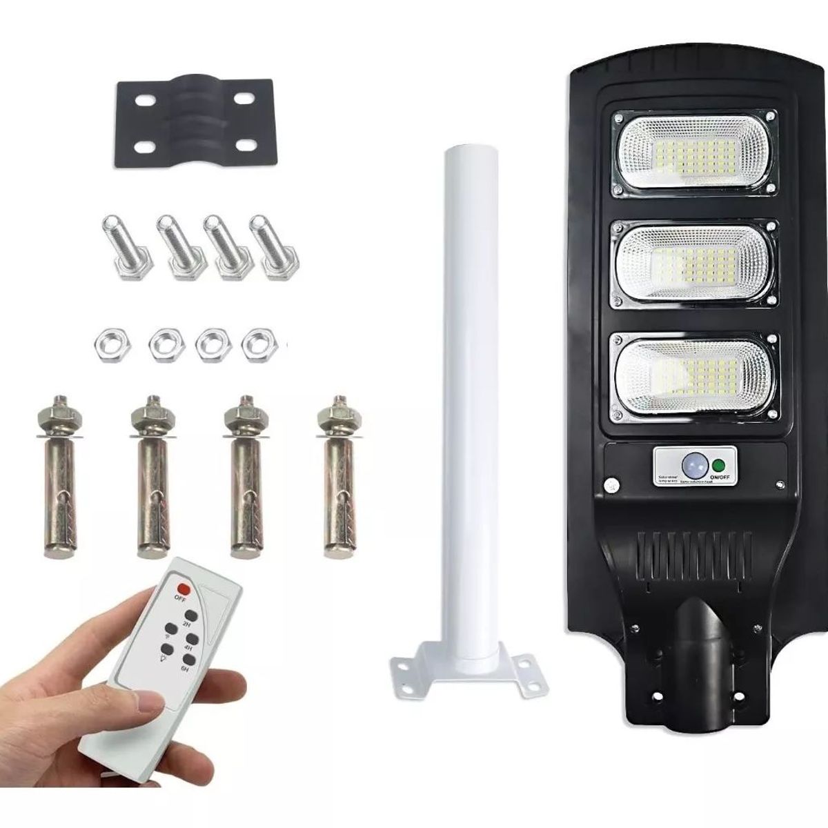 SHOP EHOME BAG - Foco Led Solar 120 Led 120w Luminaria Poste Control