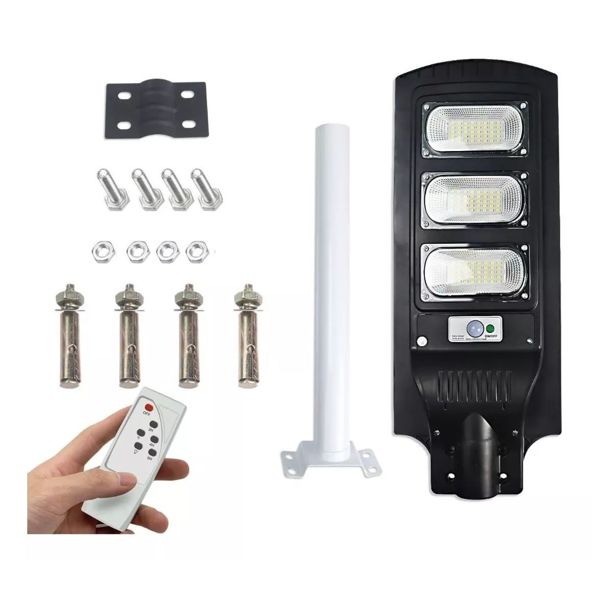 SHOP EHOME BAG - Foco Led Solar 120 Led 120w Luminaria Poste Control