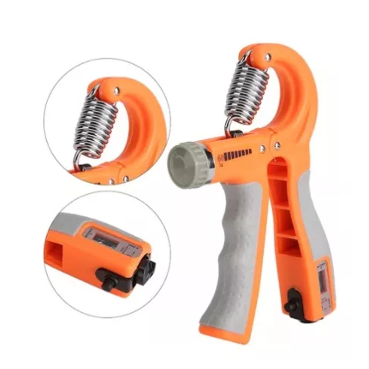 GENERICO - Hand Grip Pro Regulable Ejercitador Antebrazo 10-60kg NARANJA