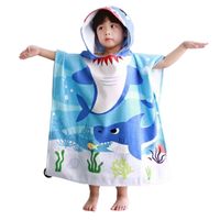 Toalla Con Capucha Microfibra Para Niño Y Niña De Playa