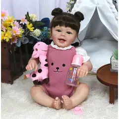 GENERICO - Muñeca Bebé Resborn Realista De Silicona y Algodón