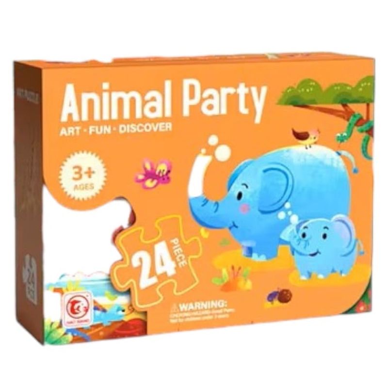GENERICO - Puzzle 24 Piezas Animal Party