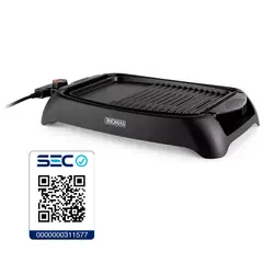 THOMAS - Parrilla Eléctrica Th-180 1000w Color Negro