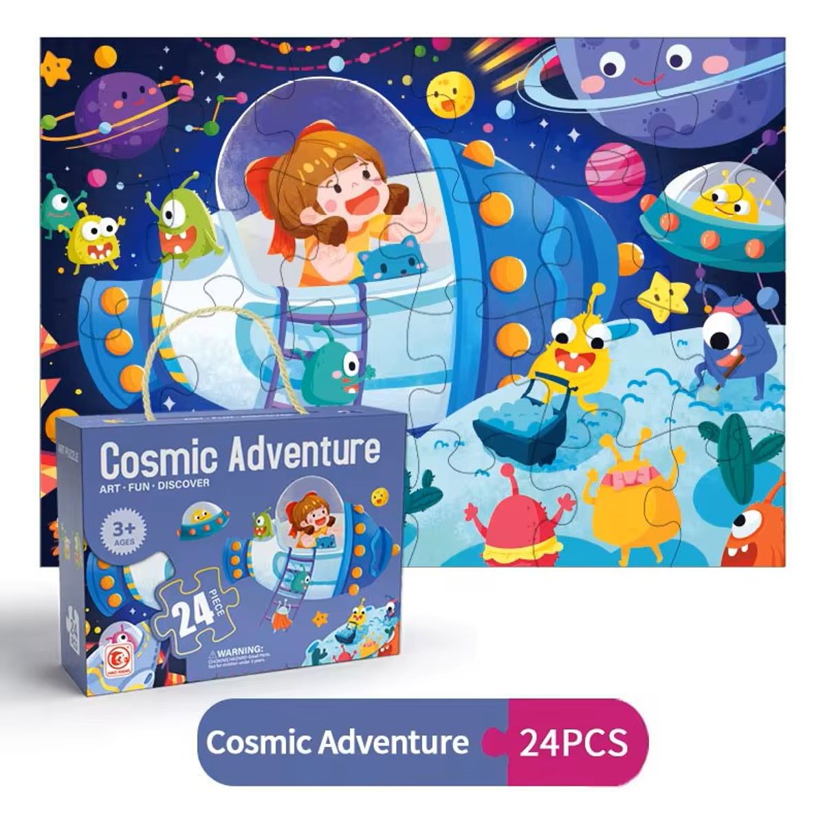 GENERICO - Puzzle 24 Piezas Cosmic Adventure