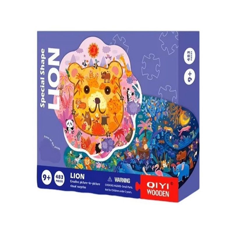 GENERICO - Puzzles Forma Leon 483 Piezas