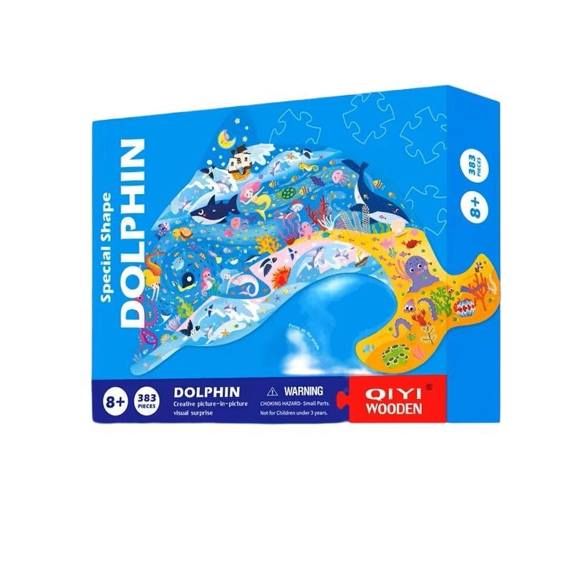 GENERICO - Puzzles Forma Delfin 383 Piezas