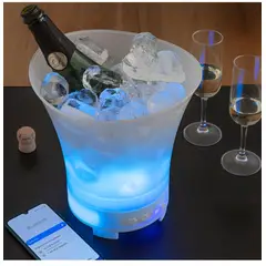 GENERICO - Hielera bluetooth con parlante y luces colores
