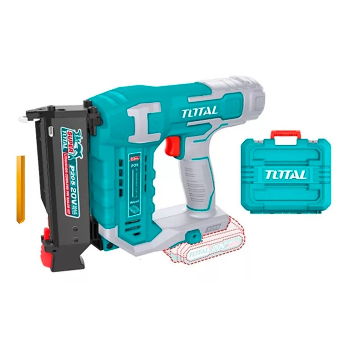 TOTAL TOOLS - Clavadora Pin Acabado 10-35mm 20v Total Tcbnli3603