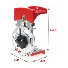 GENERICO - Pelacables Portatil Universal + 10 Repuesto Acero Inoxidable