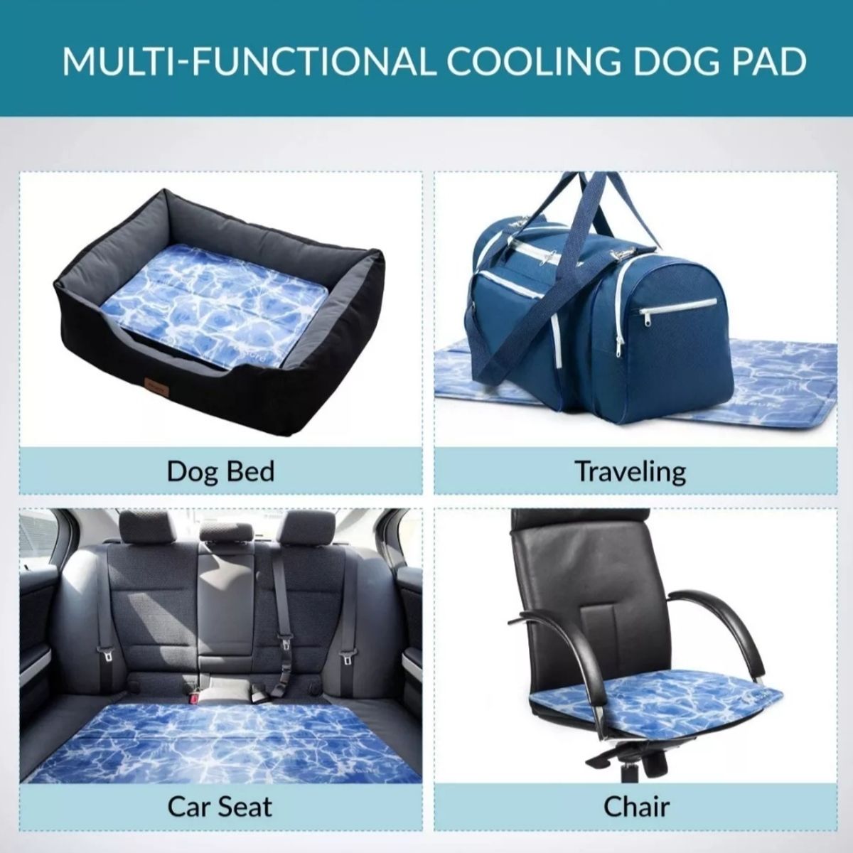 GENERICO - Manta Refrescante De Perro Mat Fria Para Perros Manta 40x50