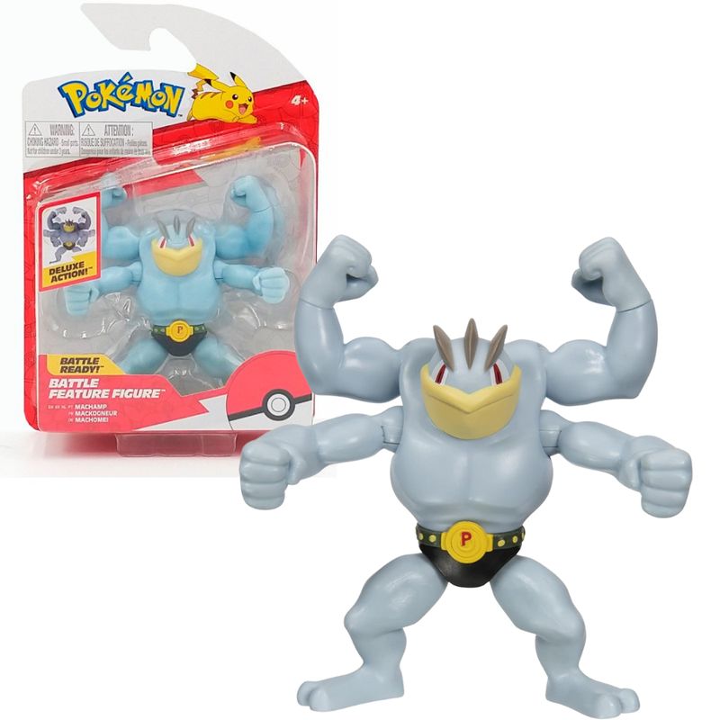 POKEMON - Pokemon Battle Feature Figure Machamp 11 Cm.