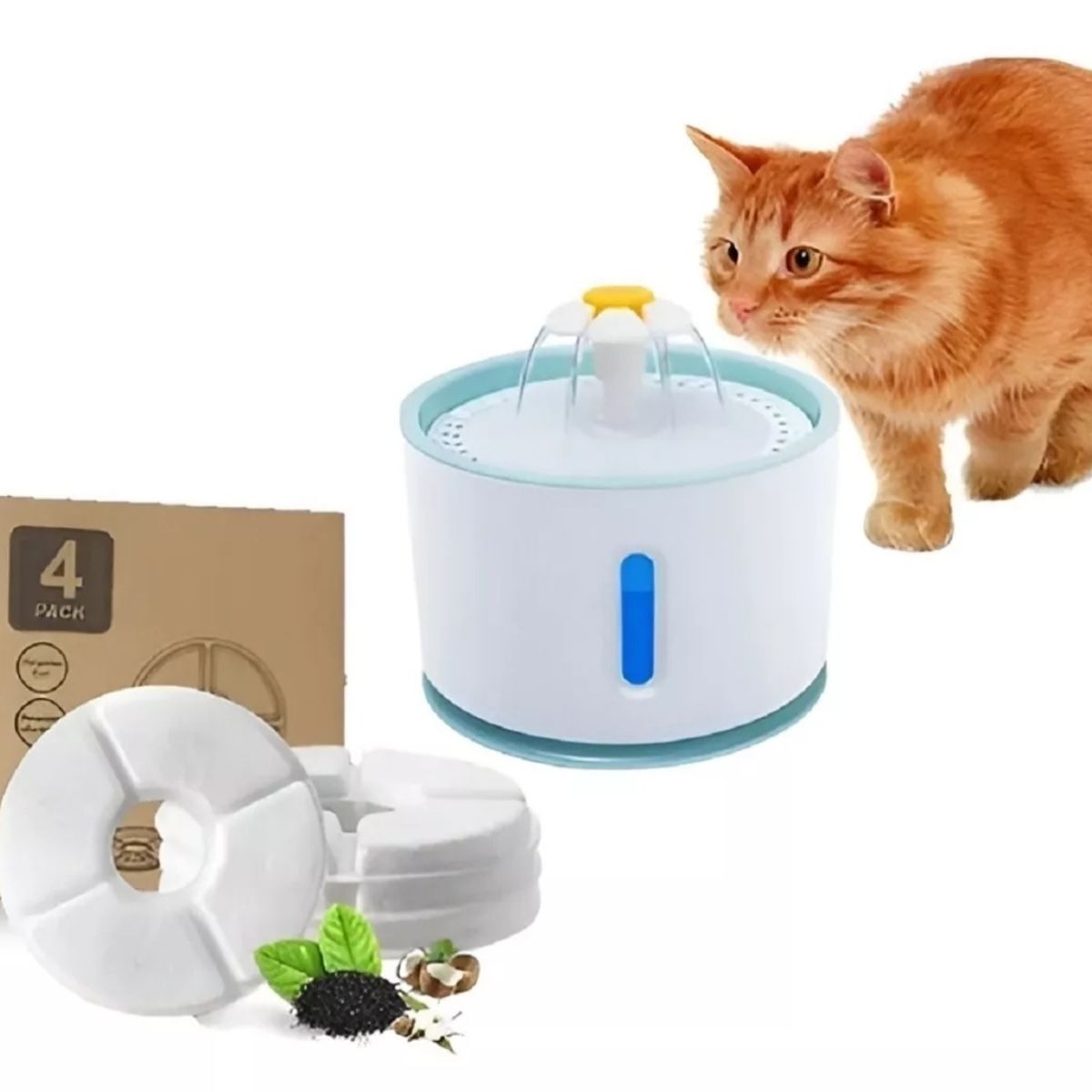 GENERICO - Bebedero Electrico Para Gatos Y Perros Fuente Para Mascotas