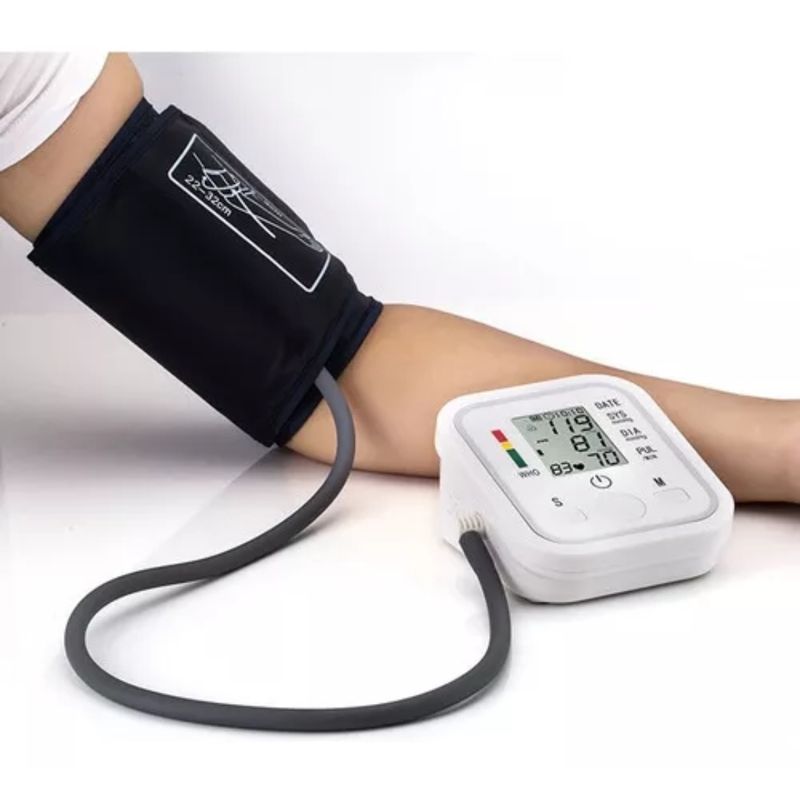GENERICO - Toma Presión Digital Brazo Con Tensiómetro Usa Pilas O Usb