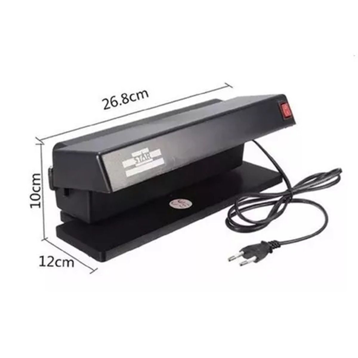 GENERICO - Detector De Billetes Falsos Luz Ultravioleta UV 2 Tubos