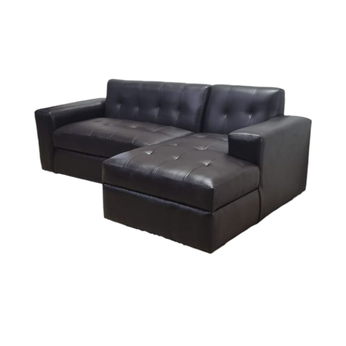 DISEÑOS VALESTRINI - SECCIONAL DERECHO ECOCUERO CHOCOLATE