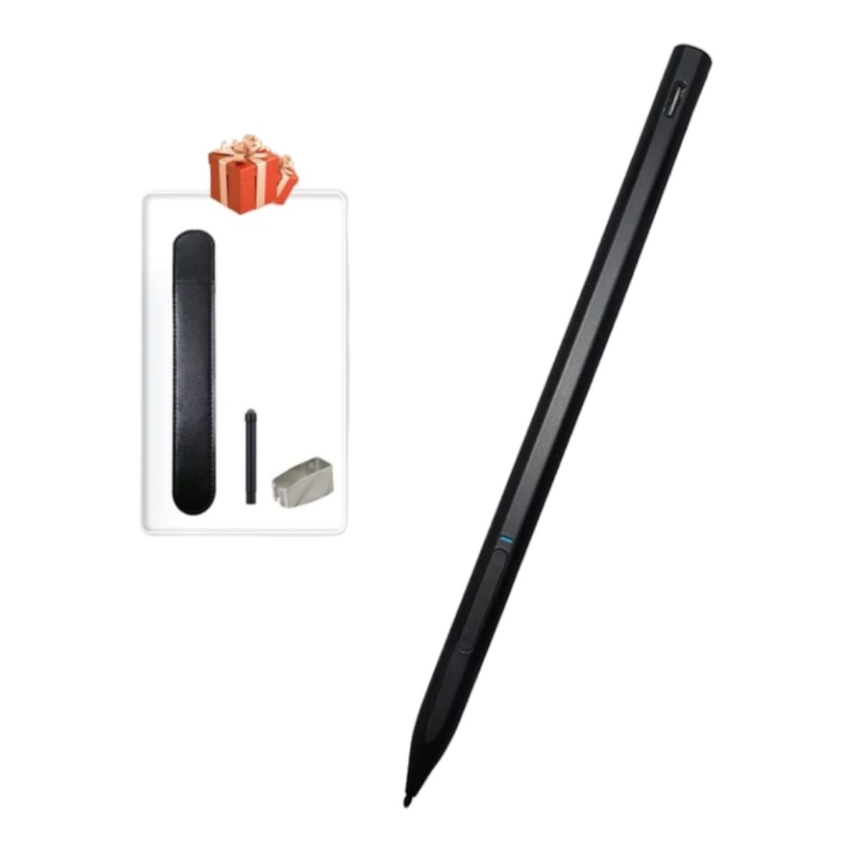 GENERICO - Lápiz Táctil Compatible Con Microsoft Surface Pro 9 / Pro 8 Negro