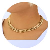 Collar Grumet Grueso Baño De Oro Gold Filled Tendencia