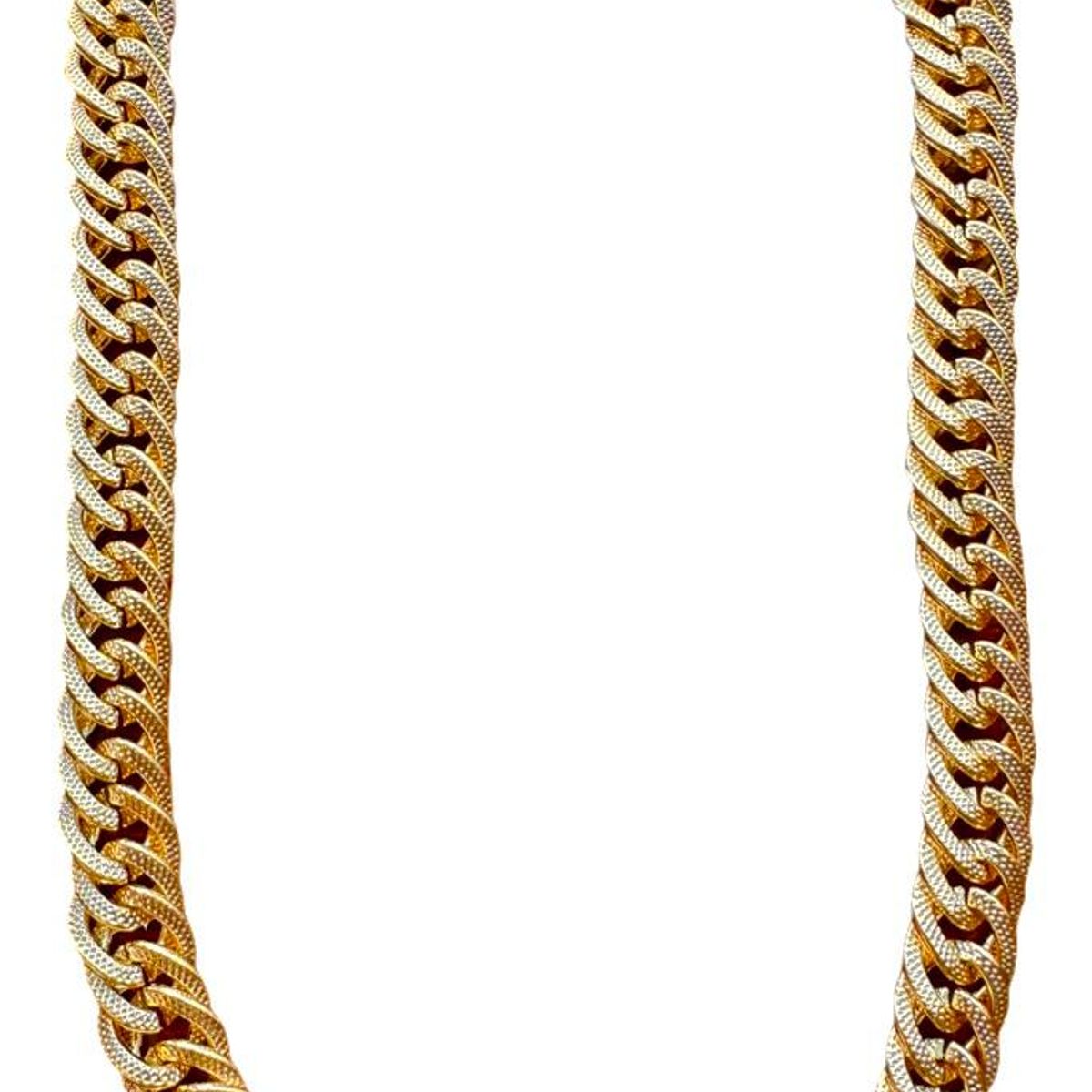 GENERICO - Collar Grumet Grueso Baño De Oro Gold Filled Tendencia