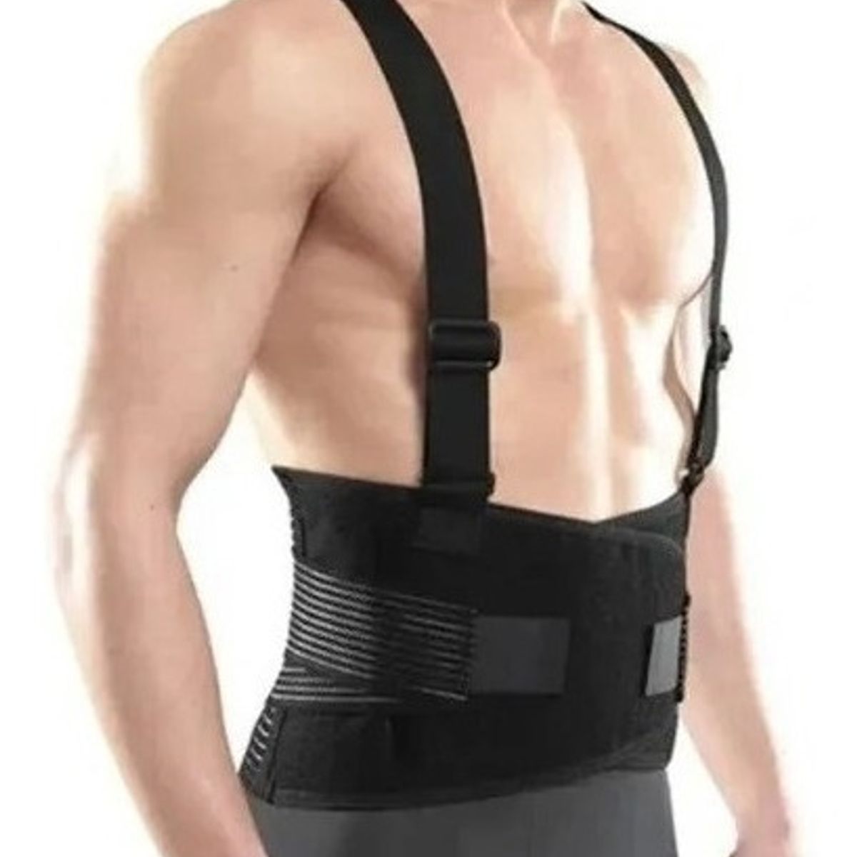 GENERICO - Faja Lumbar De Trabajo de Hombre Talla L