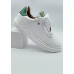 PASOS DE ANGELES - Zapatillas Celeste Verde