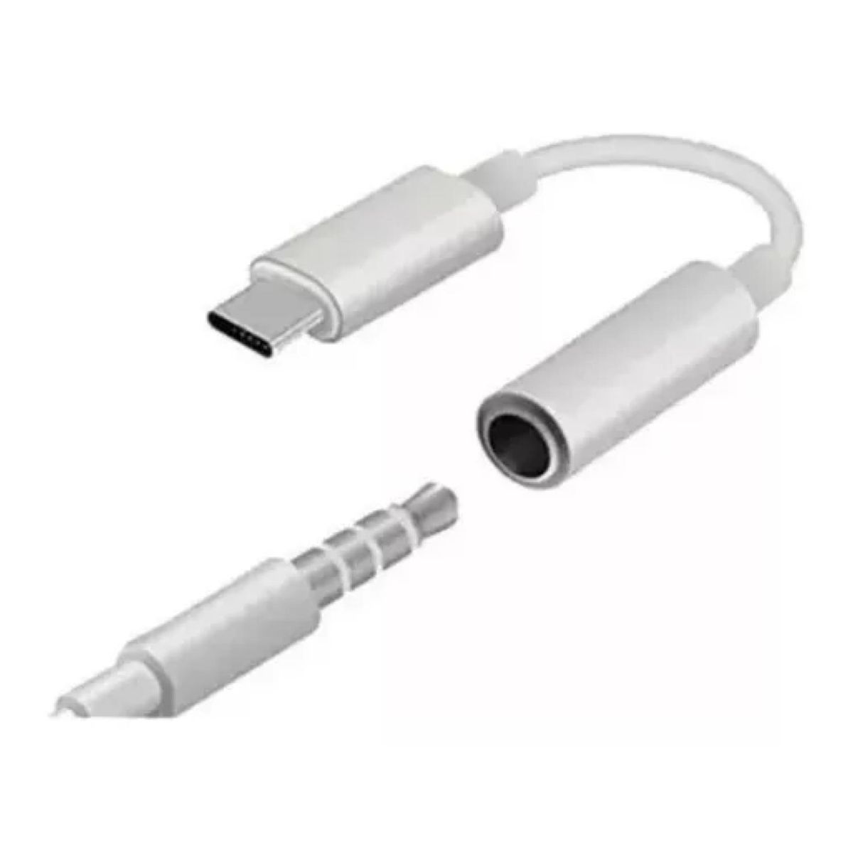 PHILCO - Adaptador De Audio USB C A Jack 35mm Blanco B35128