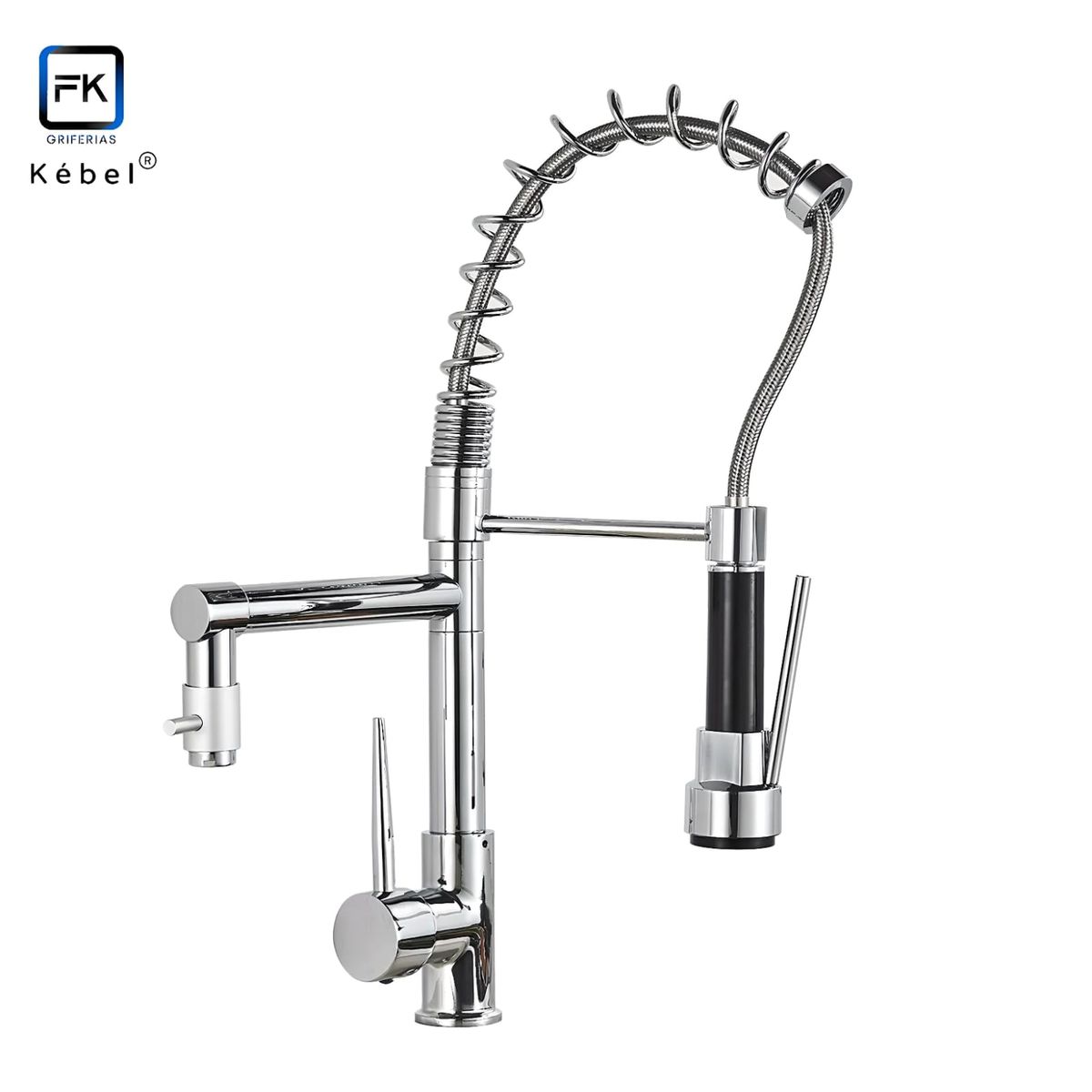 GENERICO - Llave Monomando Resorte Prof Chrome 50cm Kébel FK