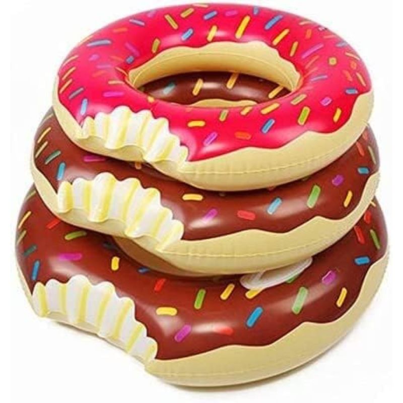 GENERICO - Flotadores Estilo Donuts de 80 cm