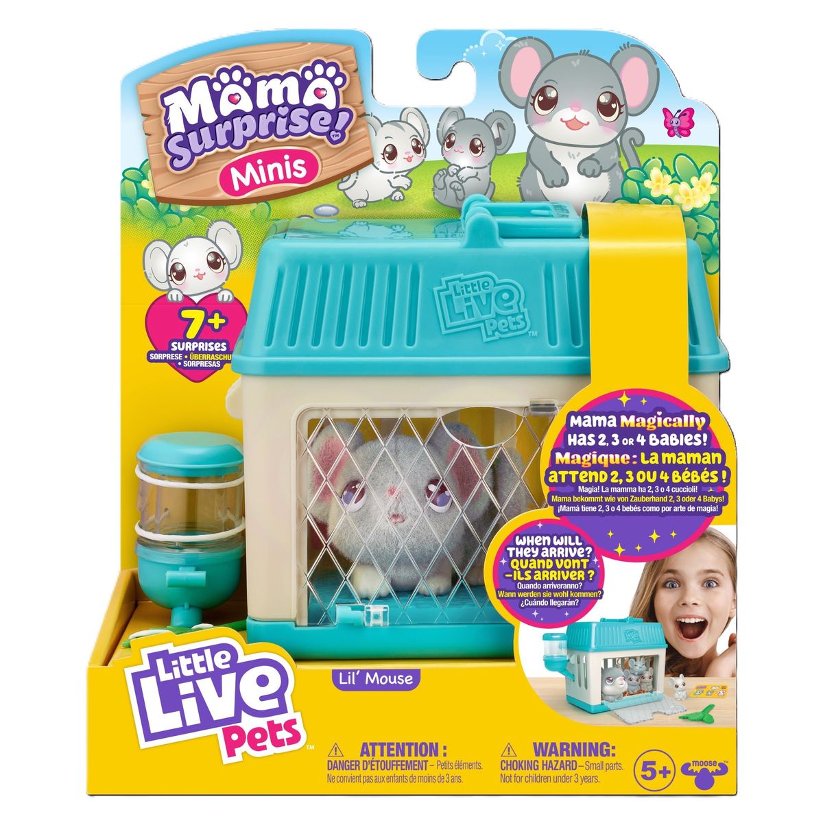 LITTLE LIVE PETS - Little Live Pets Mama Sorpresa Set Juego Mini