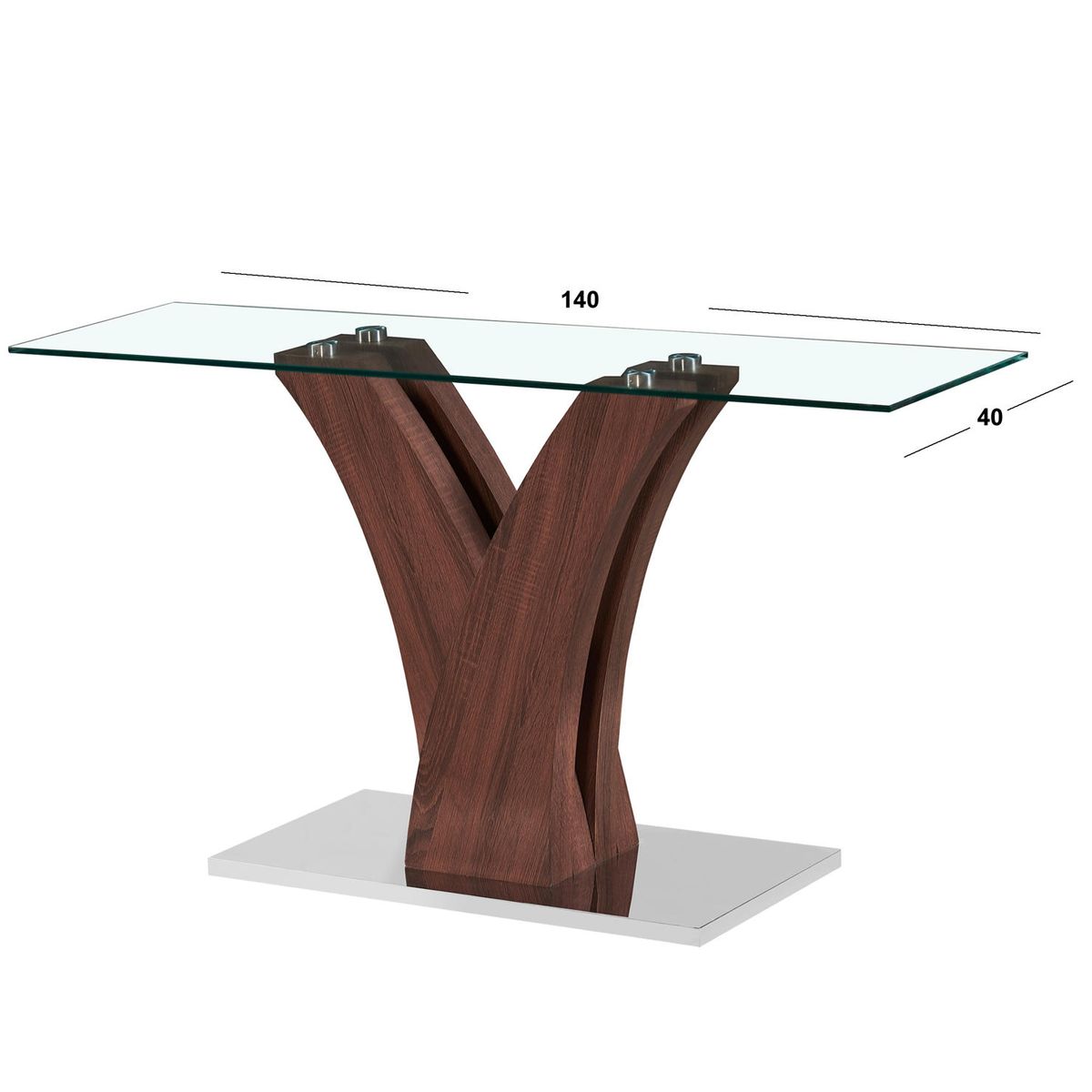 GENERICO - ARRIMO GAVIOTA VIDRIO CHOCOLATE ECOMUSO