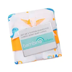 GENERICO - Tutitos Tutos Para Bebe Bambino Set 3 De Algodón Para Guagua