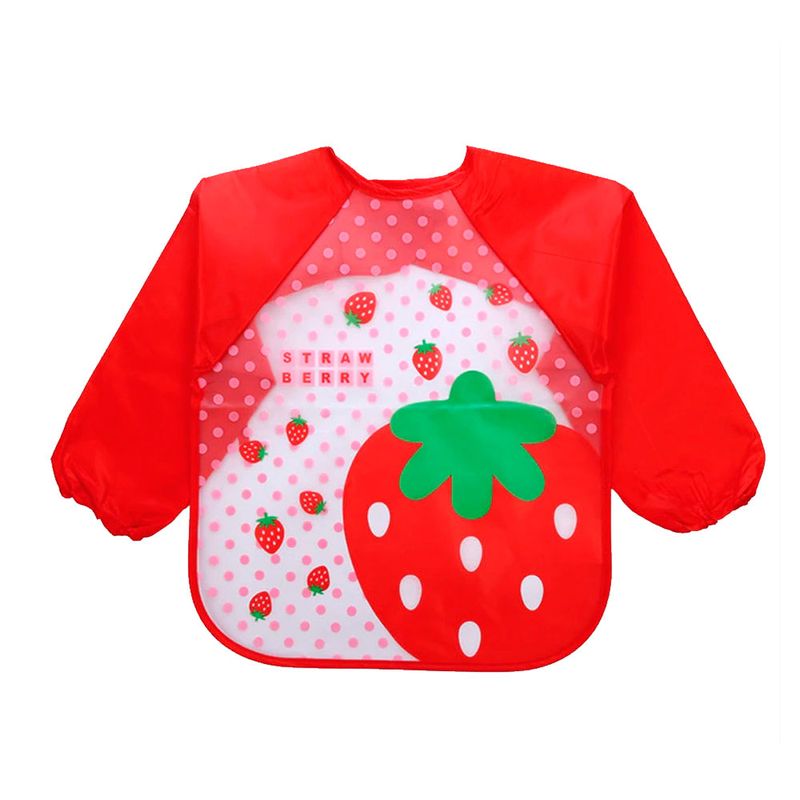 GENERICO - Babero Impermeable Bebe Pechera Niño Ajustable Con Mangas